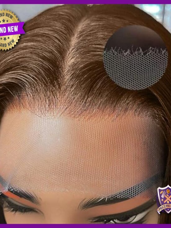 32 Inch Human Hair Lace Front Wig, 250 Density, 13x6 HD Lace, Virgin Hair main image 5